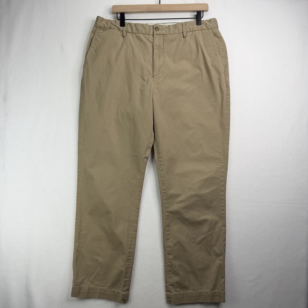 POLO RALPH LAUREN Khakis Chino Pants Men Sz 36x30 Tan Brown Dress Work Pants